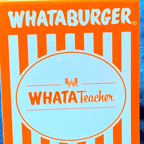 What-a-Teacher plastic table tents - Picture 1 of 9